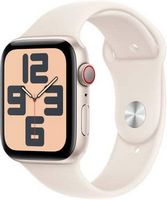 Apple Watch SE 2nd Generation (GPS+Cellular) 44mm Aluminum Case with Starlight Sport Band - M/L -...