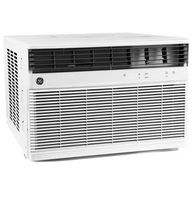 GE - 550 Sq. Ft. 12,000 BTU Smart Window Air Conditioner and 10,800 BTU Heater - White