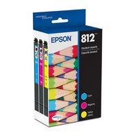 Epson - T812 3 - Pack Standard Capacity Multi Ink Cartridges - Cyan/Magenta/Yellow