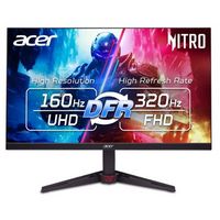 Acer - Nitro 27” LCD 4K UHD 320Hz 0.5ms FreeSync Premium Gaming Monitor with HDR (Display Port, H...