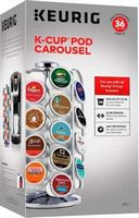 Keurig - K-Cup Pod Carousel - 36ct Capacity - Chrome