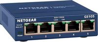 NETGEAR - 5-Port 10/100/1000 Gigabit Ethernet Unmanaged Switch - Blue
