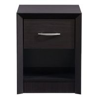 CorLiving - Newport 1 Drawer Nightstand - Black