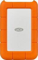 LaCie - Rugged 2TB External USB-C, USB 3.1 Gen 1 Portable Hard Drive - Orange/Silver