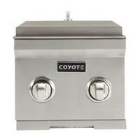 Coyote - 13.1&quot; Side Burner - Stainless steel
