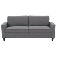 CorLiving - Georgia 3-Seat Fabric Sofa - Gray