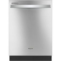 Whirlpool - 24&quot; Tall Tub Built-In Dishwasher - Stainless Steel