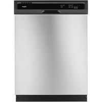 Whirlpool - 24&quot; Front Control Built-In Dishwasher with 55 dBA - Stainless Steel