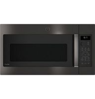GE Profile - 1.7 Cu. Ft. Convection Over-the-Range Microwave with Sensor Cooking - Black Stainles...