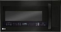 LG - 2.0 Cu. Ft. Over-the-Range Microwave with Sensor Cooking - Matte Black Stainless Steel