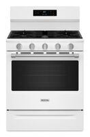 Maytag - 5.0 Cu. Ft. Freestanding Gas Range With No Preheat Air Fry and Air Baking - White