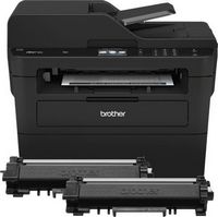 Brother - MFC-L2750DW XL Wireless Black-and-White All-In-One Laser Printer - Gray