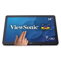 ViewSonic - TD2430 24&quot; LED FHD Touch Screen Monitor (HDMI and DisplayPort) - Black