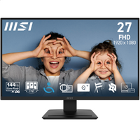 MSI - PRO MP273L E14 27" IPS LCD FHD 144Hz 1ms Free Sync Monitor, HDR Ready (HDMI,VGA port ) - Ma...