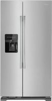 Amana - 21.4 Cu. Ft. Side-by-Side Refrigerator - Stainless Steel