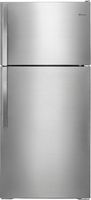 Whirlpool - 14.3 Cu. Ft. Top-Freezer Refrigerator - Monochromatic Stainless Steel