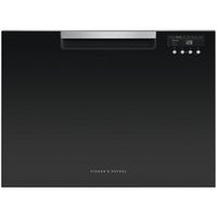 Fisher &amp; Paykel - 24" Front Control Built-In Dishwasher - Black