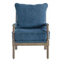 OSP Home Furnishings - Fletcher Spindle Chair - Navy