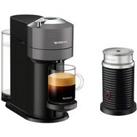 Nespresso - Vertuo Next Premium Coffee and Espresso Maker in Gray with Aeroccino3 Milk Frother in...
