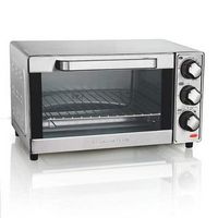 Hamilton Beach - 4 Slice Toaster Oven - Stainless Steel