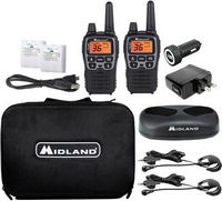 Midland - X-Talker Extreme 38-Mile, 36-Channel FRS 2-Way Radios (Pair) - Black