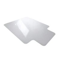 Floortex - Premium Lipped Vinyl Chair Mat for Medium Pile Carpet 36 x 48 inches - Clear