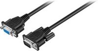 Insignia™ - 10%27 Monitor VGA Extension Cable - Black