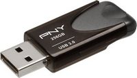 PNY - Elite Turbo Attache 4 256GB USB 3.2 Flash Drive - Gray