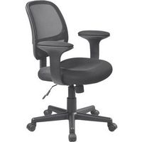 WorkSmart - Screen Back Task Chair with Mesh Seat - Black