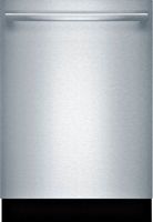 Bosch - 100 Series 24&quot; Top Control Built-In Dishwasher with Hybrid Stainless Steel Tub - Stainles...