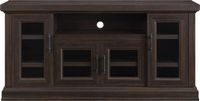 Whalen Furniture - TV Cabinet for Most Flat-Panel TVs Up to 70&quot; - Brown