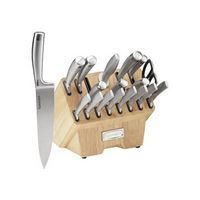Cuisinart - Normandy 19-Piece Cutlery Block Set - Stainless Steel