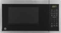 GE - 0.9 Cu. Ft. Capacity Smart Countertop Microwave Oven with Scan-to-Cook Technology - Stainles...