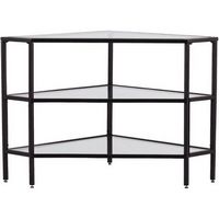 SEI Furniture - Niles TV Stand for Most Flat-Panel TVs Up to 32.5&quot; Wide - Black