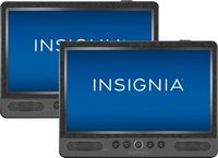 Insignia™ - 10&quot; Dual Screen Portable DVD Player - Black