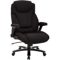 Pro-line II - Big and Tall 5-Pointed Star Fabric Executive Chair - Black