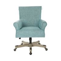 OSP Home Furnishings - Megan Office Chair - Turquoise