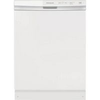 Frigidaire 24&quot; Front Control Built-In Dishwasher, 60dba - White