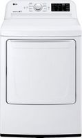 LG - 7.3 Cu. Ft. Gas Dryer with Sensor Dry - White