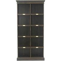 Sauder - Barrister Lane 10-Shelf Tall Bookcase - Brown