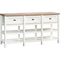 Sauder - Cottage Road TV Stand for Most Flat-Panel TVs Up to 60&quot; - Soft White