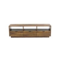 Sauder - Harvey Park Collection TV Cabinet for Most Flat-Panel TVs Up to 70&quot; - Grand Walnut