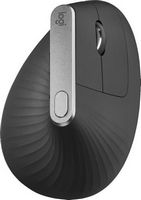 Logitech - MX Vertical Advanced Wireless Optical Ergonomic Mouse with USB and Bluetooth Connectio...