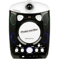 VocoPro - CD+G/Bluetooth Karaoke System - White/Black
