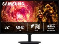 Samsung - 32" Odyssey G5 (G50F) QHD Fast IPS 180Hz 1ms G-Sync & FreeSync Compatible Gaming Monito...