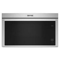 Maytag - 1.1 Cu. Ft. Over-the-Range Microwave with Flush Built-in Design - Stainless Steel