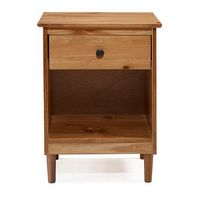 Walker Edison - 1-Drawer Nightstand - Caramel