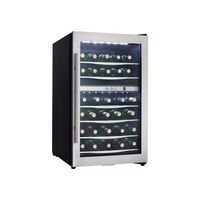 Danby - Designer 38-Bottle Dual Zone Wine Cooler - Stainless Steel