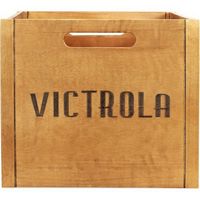 Victrola - Record and Vinyl Crate - Brown