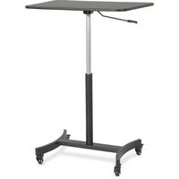 Victor - High Rise Rectangle Polyvinyl Chloride (PVC) Table Desk - Black